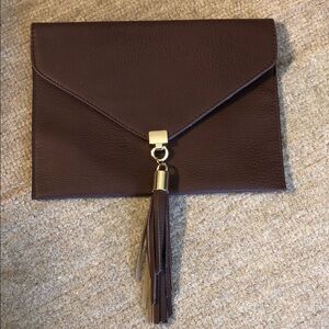 Envelope Clutch with Tassel